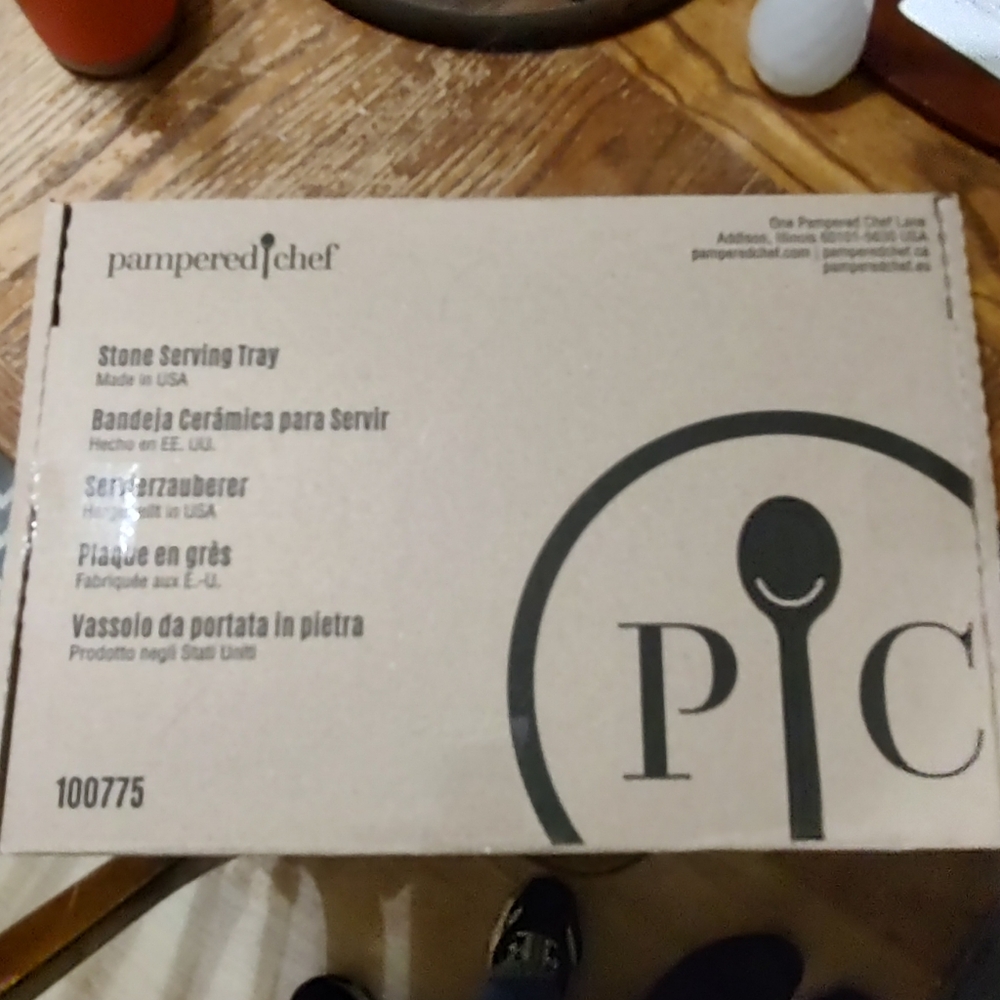 Pampered Chef Stone Serving Tray